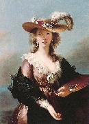 Self Portrait in a Straw Hat Elisabeth LouiseVigee Lebrun